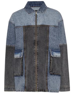 ROTATE BIRGER CHRISTENSEN Denim Jackets - Blue