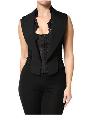 Dolce & Gabbana Vests - Black