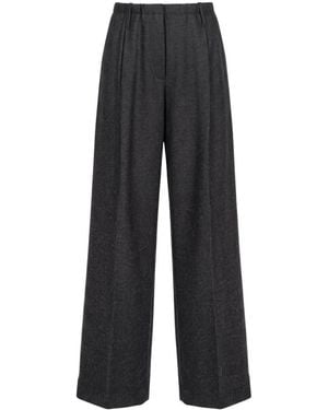 Liviana Conti Wide Trousers - Grey