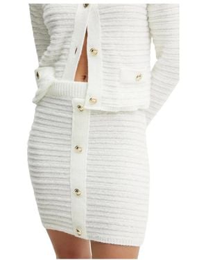 SIMONA CORSELLINI Short Skirts - Bianco