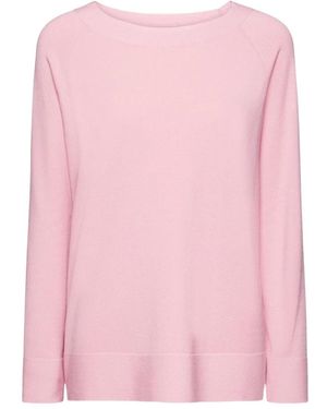 Elena Miro Round-Neck Knitwear - Pink