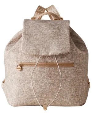 Borbonese Backpacks - Brown