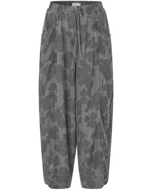 Masai Cropped Trousers - Gris