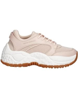 ARMANI EXCHANGE Technische Stoff Sneakers - Wit