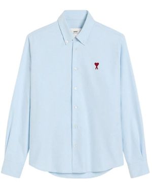 Ami Paris Shirts - Blue