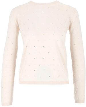 Max Mara Maglia Canottiera Top Celebre - Weiß