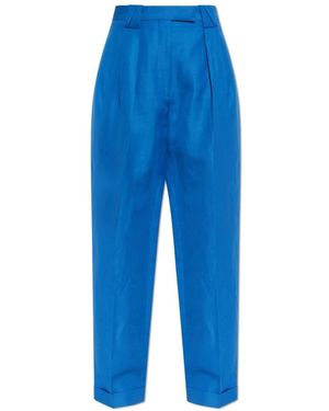 Versace Geplooide Broek - Blauw