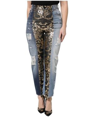 Dolce & Gabbana Slim-Fit Jeans - Multicolore