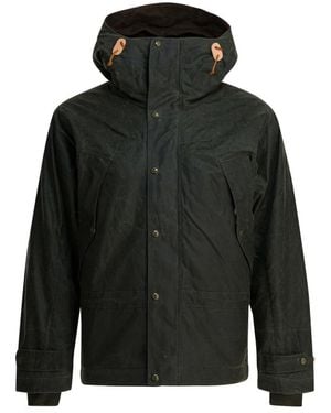 Manifattura Ceccarelli Groene Mountain Parka Jas Aw25 - Zwart