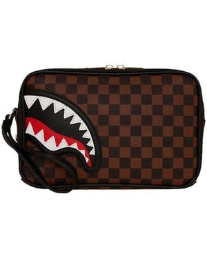 Sprayground Tassen ,Bruin ,Sawtooth Sharks Beauty Case