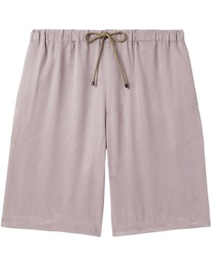 Dries Van Noten Korte Broeken ,Paars ,Piperi 2025 Shorts