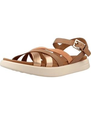 Geox Flat Sandals - Marrón