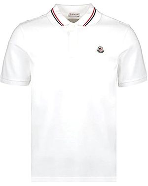 Moncler Polo Shirts - White