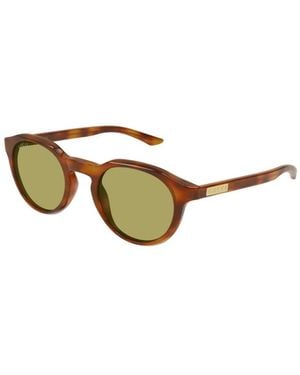 Gucci Runde Sonnenbrille - Braun