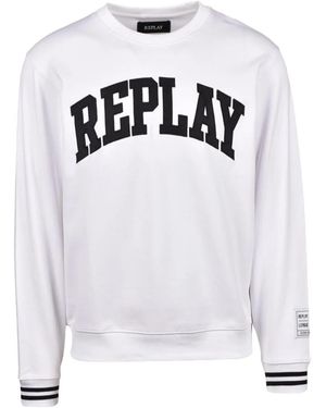 Replay Sweatshirts - Bianco