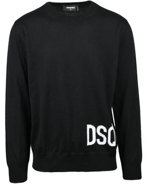 DSquared² Maglioncino Girocollo - Zwart