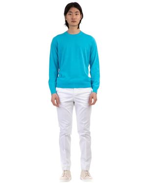 Drumohr Round-Neck Knitwear - Blue