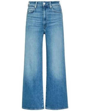PAIGE Wide Jeans - Azul
