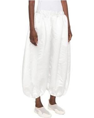 Comme des Garçons Cropped Trousers - Blanco