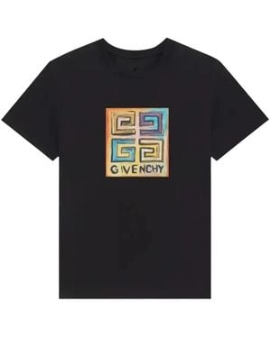 Givenchy Tops ,Zwart ,Katoen Josh Smith Collaboration T-Shirt