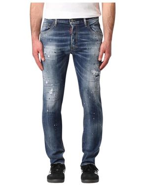 DSquared² Cool Guy Distressed Jeans - Blau