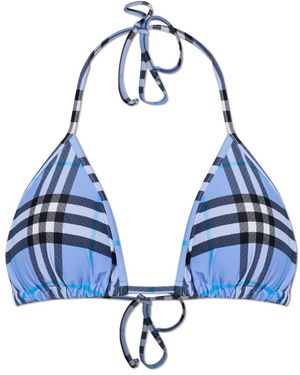 Burberry Badmode ,Blauw ,Nylon Sadie Bikini Top