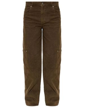 Moncler Jeans ,Bruin ,Katoen Cargo Jeans - Groen