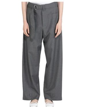 N°21 Wide Trousers - Grigio
