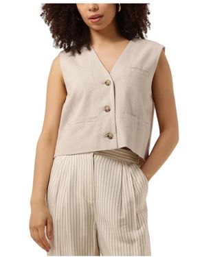 Modström Mouwloos Vest - Naturel
