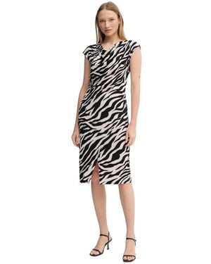 Joseph Ribkoff Kleid Mit U-Boot-Ausschnitt - Schwarz