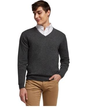 Brooks Brothers Woll- Und Kaschmir-V-Ausschnittpullover - Schwarz