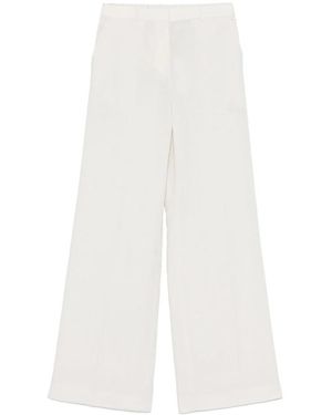 Calvin Klein Wide Trousers - Bianco