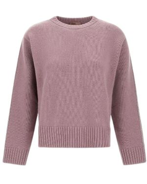 Herno Round-Neck Knitwear - Morado