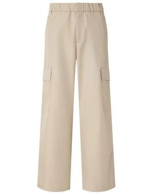 Ferrari Q-Cycle Katoenen Twill Cargobroek - Naturel