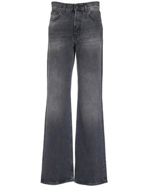 Haikure Boot-Cut Jeans - Gris