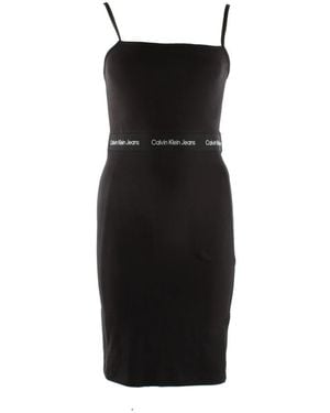 Calvin Klein Midi Dresses - Zwart
