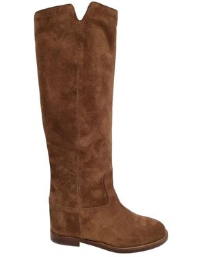 Via Roma 15 Over-Knee Boots - Marron