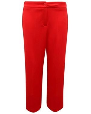 Dixie Cropped Trousers - Red