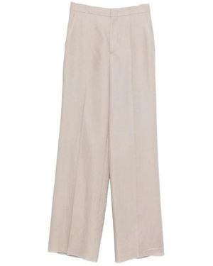 Tagliatore Wide Trousers - Natural