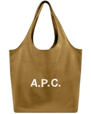 A.P.C. Tote Bags - Metallic