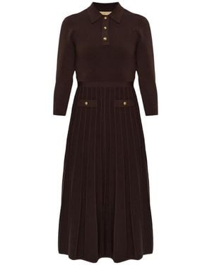 Michael Kors Knitted Dresses - Marrone