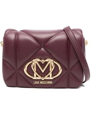 Love Moschino Cross Body Bags - Purple
