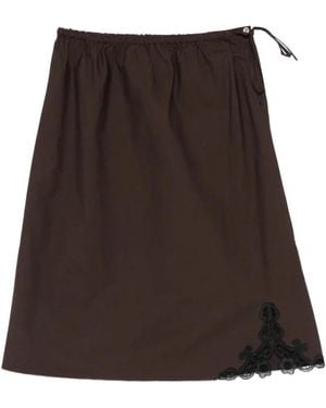 Soeur Short Skirts - Brown