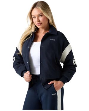 Guess Jassen ,Blauw ,Danika Bomber Padded