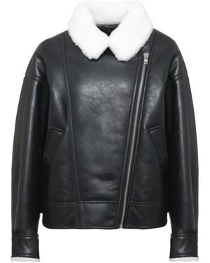 Stand Studio Faux Fur & Shearling Jackets - Negro