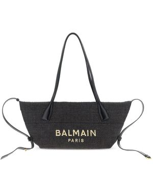 Balmain Shoulder Bags - Black