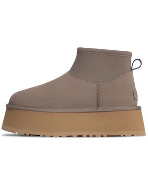 UGG Klassische Mini Dipper Rauch Plume Schuhe - Braun