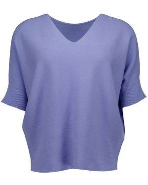 no man's land V-Neck Knitwear - Bleu