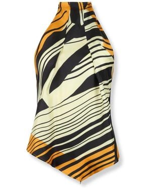 Raquel Diniz Sleeveless Tops - Yellow