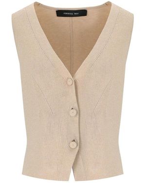 FEDERICA TOSI Vests - Natural